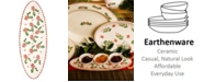 Euro Ceramica Natal Appetizer Tray